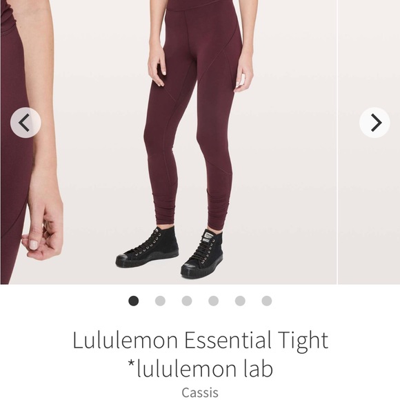 SOLD Lululemon Essential Tight Cassis - Picture 1 of 5